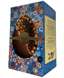 Vendita online uova di cioccolato Venchi, al latte con nocciole piemonte I.G.P. Shop on line uova di cioccolata senza glutine pe