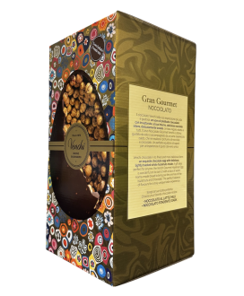 Vendita online uova di cioccolato Venchi 2022, fondente con nocciole piemonte I.G.P. Shop on line uova di cioccolata senza gluti