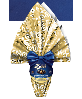 Vendita online Uova dei Baci Perugina di cioccolato fondente extra con raffinate sorprese e 4 baci all'interno.  Shop on line Uo
