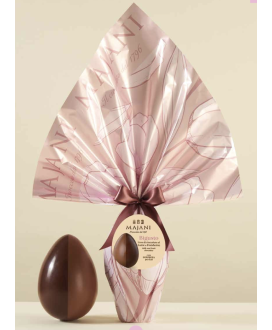 Vendita online uova di Pasqua Bigusto Majani. Shop on line Uovo metà di cioccolato al latte e metà fondente. Miglior prezzo on l