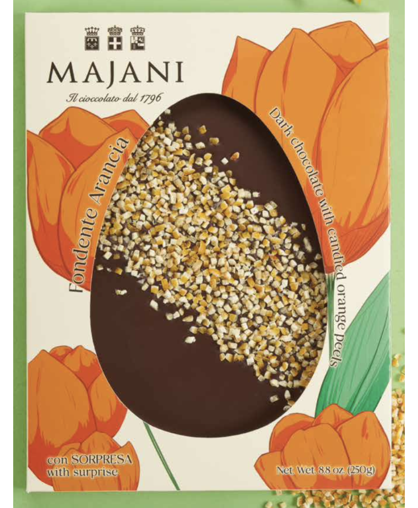 Dark chocolate and raspberry easter eggs shop online Majani | corso101
