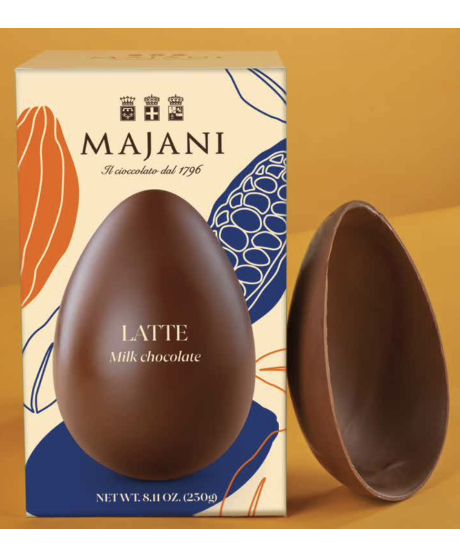 Vendita online uova di Pasqua Majani di cioccolato bianco con amarene. Shop on line Uovo di Pasqua con amarene