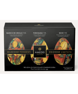 Amedei - Selezione Tre Uova Fondenti - 240g | corso101.com