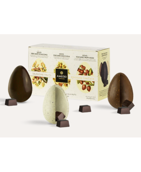 Amedei - Selezione Tre Uova Frutti - 240g | corso101.com Amedei - Selezione Tre Uova Frutti - 240g | corso101.com