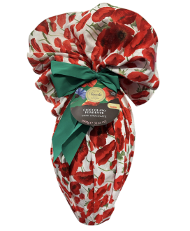 Venchi - Poppies Collection - Dark Chocolate egg wrapped in cloth - 1000g