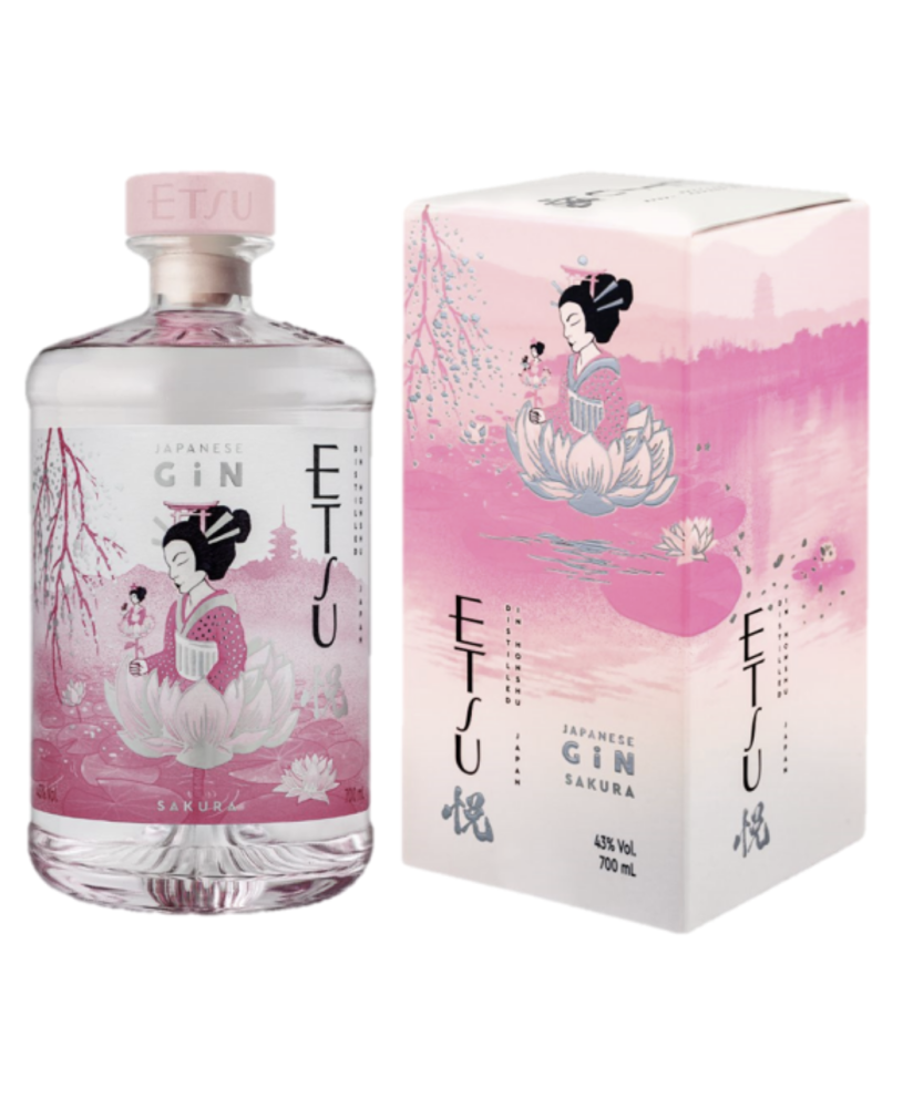 Gin Etsu - Sakura - Japanese Handcrafted Gin - Astucciato - 70cl