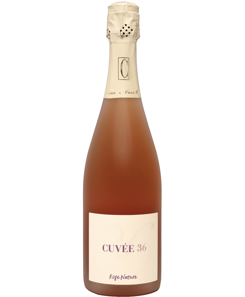 Casa Caterina Cuvee 36 Rose' Nature Vino Spumante di Qualità Metodo Classico 75cl