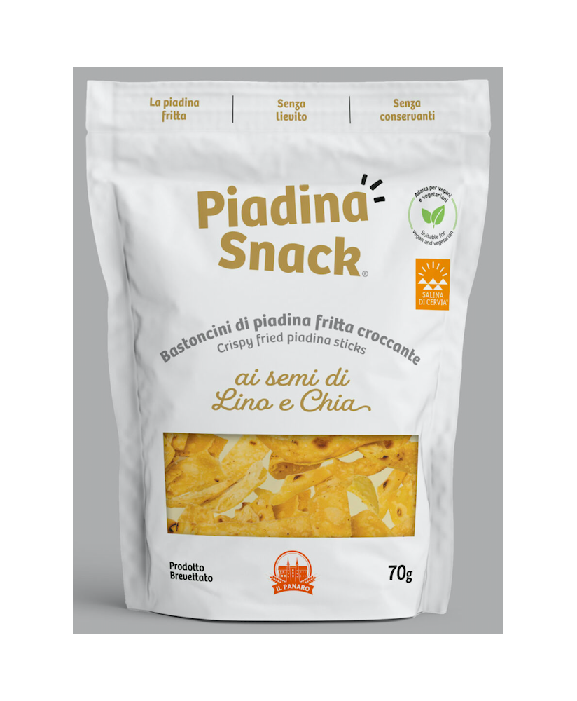 piadina snack with Linseed and Chia Seeds Il Panaro shop online
