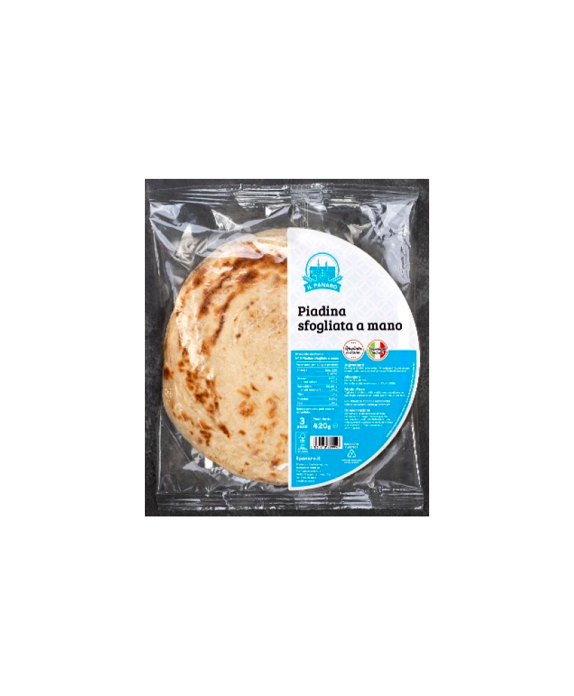 piadina classica sfogliata con strutto Il Panaro vendita online