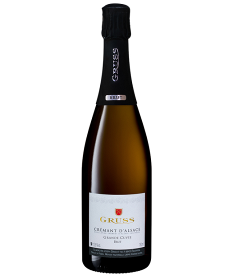 Gruss - Crémant d'Alsace - Grande Cuvée Brut - Alsace AOC - 75cl Gruss - Crémant d'Alsace - Grande Cuvée Brut - Alsace AOC - 75cl