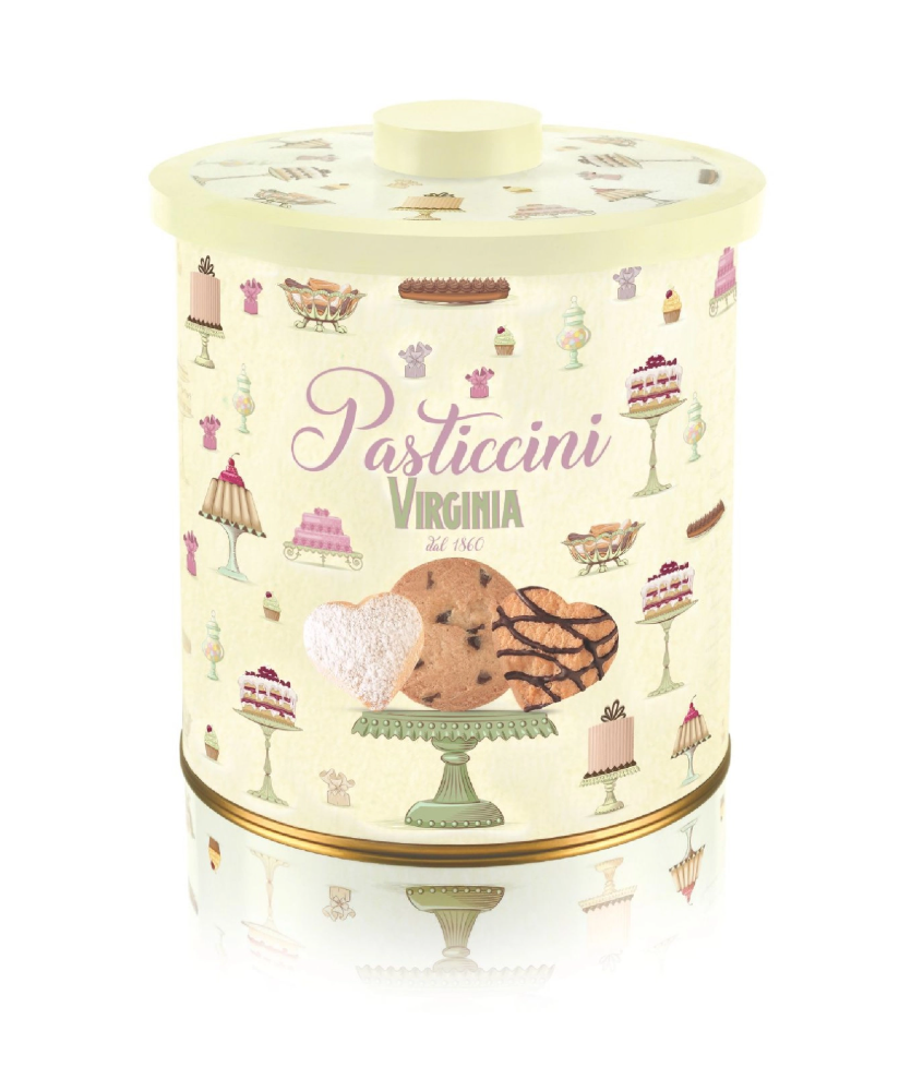 Pasticcini Virginia assortiti Biscottiera Alzatine Metallo vendita online prezzo dolci | corso101