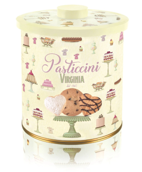 Pasticcini Virginia assortiti Biscottiera Alzatine Metallo vendita online prezzo dolci | corso101 Pasticcini Virginia assortiti Biscottiera Alzatine Metallo vendita online prezzo dolci | corso101