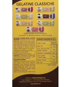 Vendita online caramelle gelatine Caffarel assortite alla frutta. Shop on-line caramelle morbide di gelatina con succo di frutta