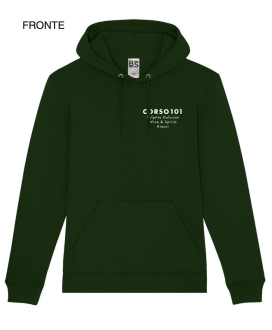 Green Cotton Sweatshirt - Corso101 - New Logo