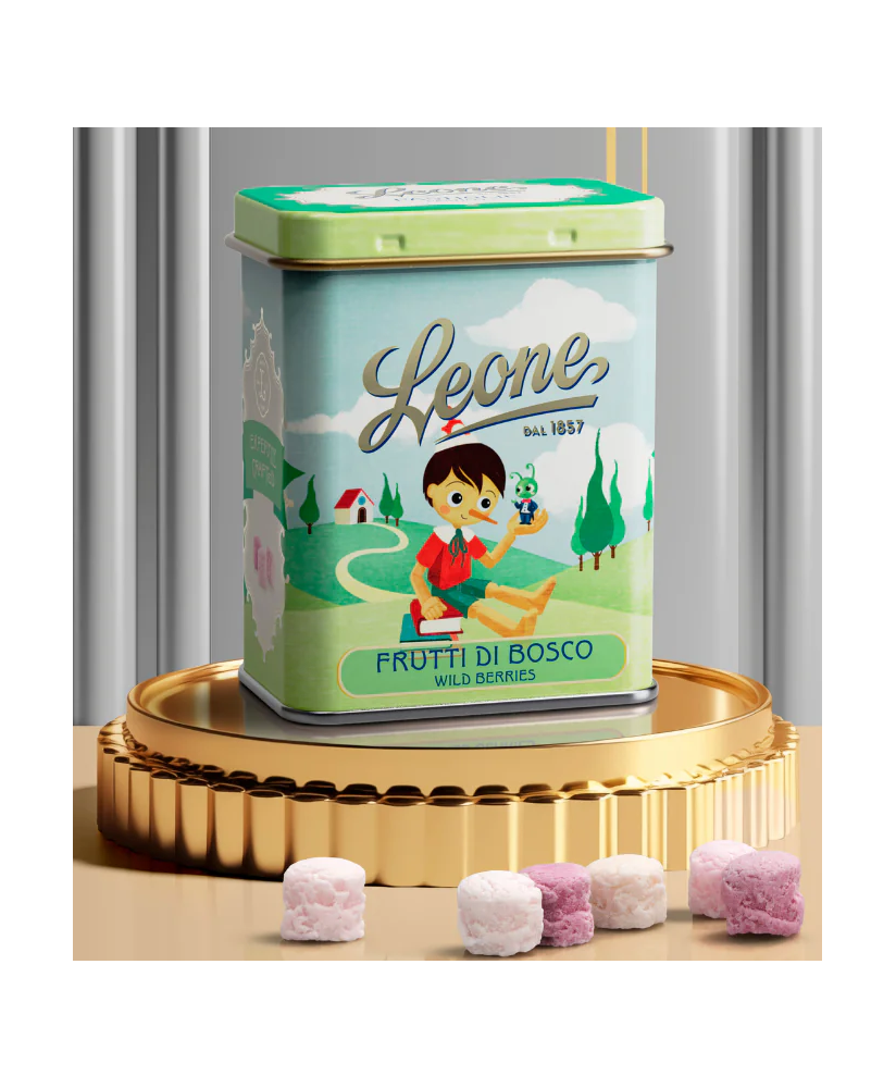 Pastiglie Leone Frutti di Bosco Lattina Pinocchio vendita |corso101