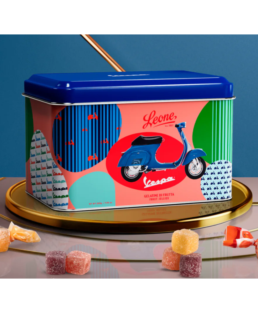 Pastiglie Leone Latta Vespa Gelatine di Frutta |corso101