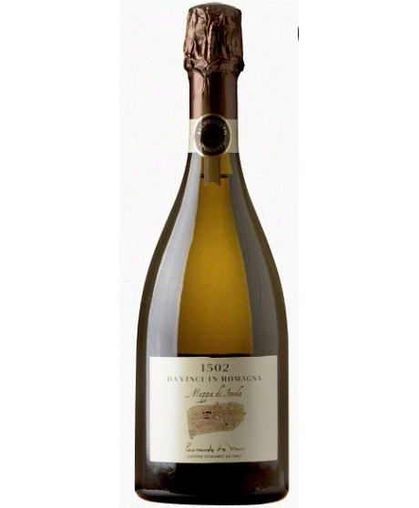 1502 Da Vinci in Romagna - Mappa di Imola - Pignoletto Spumante Brut 2023 - Pignoletto Spumante DOC - 75cl 1502 Da Vinci in Romagna - Mappa di Imola - Pignoletto Spumante Brut 2023 - Pignoletto Spumante DOC - 75cl