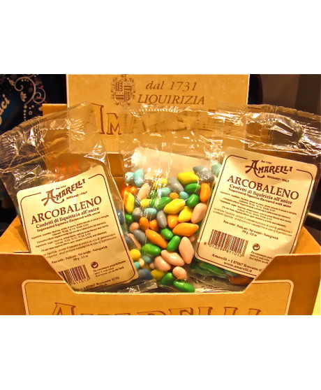 (5 CONFEZIONI X 100g) Liquirizia Amarelli - Arcobaleno