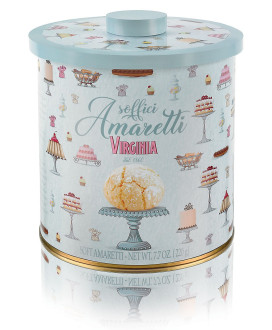 Classic Virginia Soft amaretti alzatine Barrel Tin Box shop online  | corso101