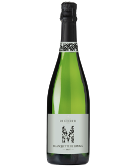 Blanquette de Limoux online sale - Brut Martial Richard AOC. Shop on line French Blanquette, soft sparkling white wine