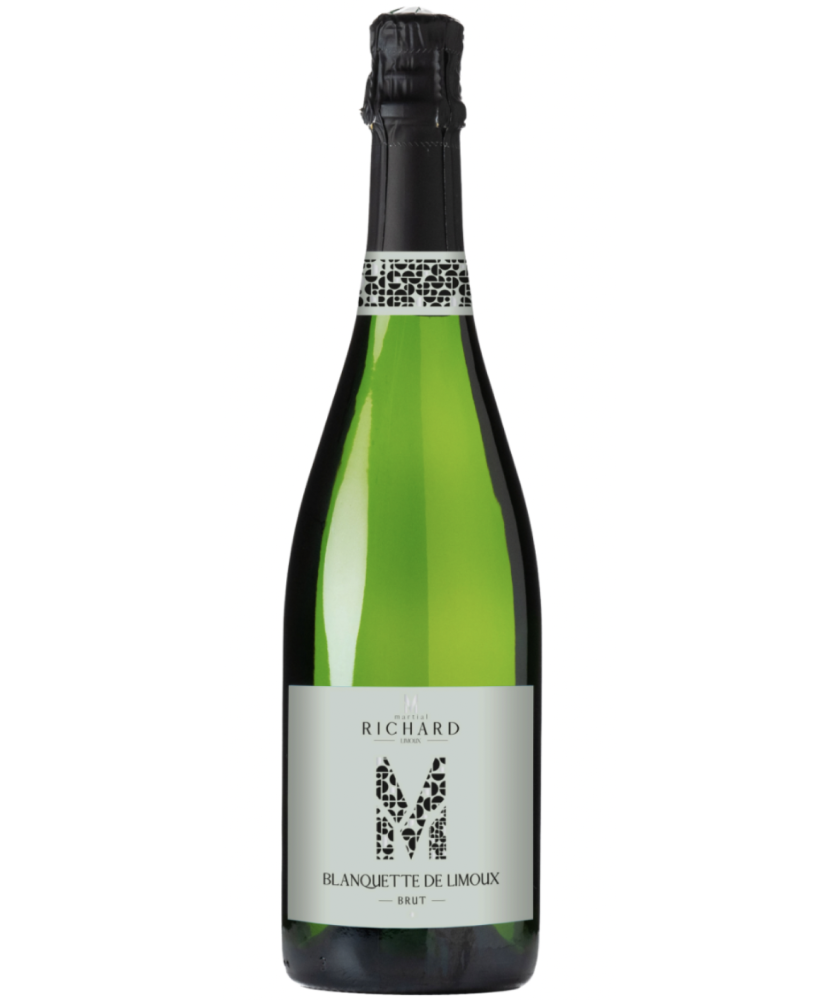 Blanquette de Limoux online sale - Brut Martial Richard AOC. Shop on line French Blanquette, soft sparkling white wine