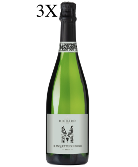 Blanquette de Limoux online sale - Brut Martial Richard AOC. Shop on line French Blanquette, soft sparkling white wine