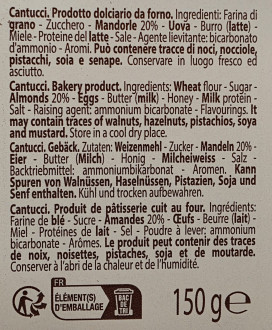 Cantucci Virginia alla mandorla vendita online prezzo dolci | corso101