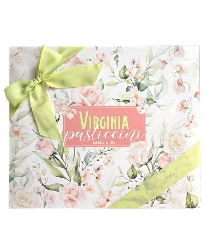 Pasticcini Virginia assortiti Regalo Fiocco Verde vendita online prezzo dolci | corso101