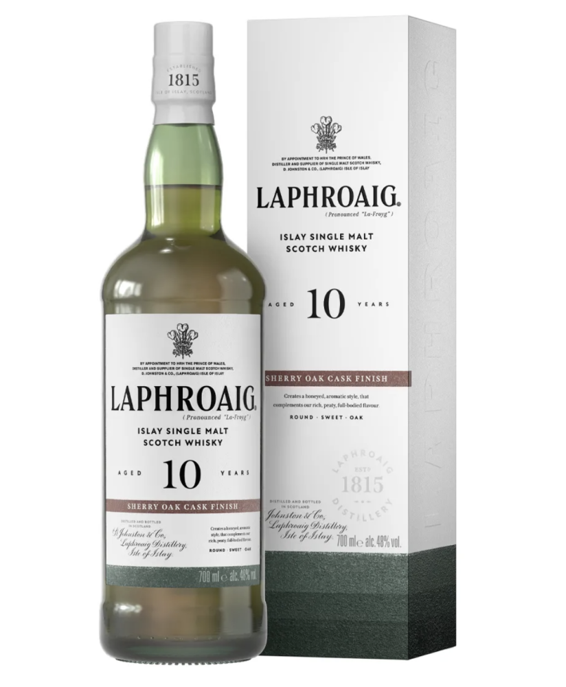Laphroaig - 10 Years Old - Sherry Cask Finish - Whisky - 70cl