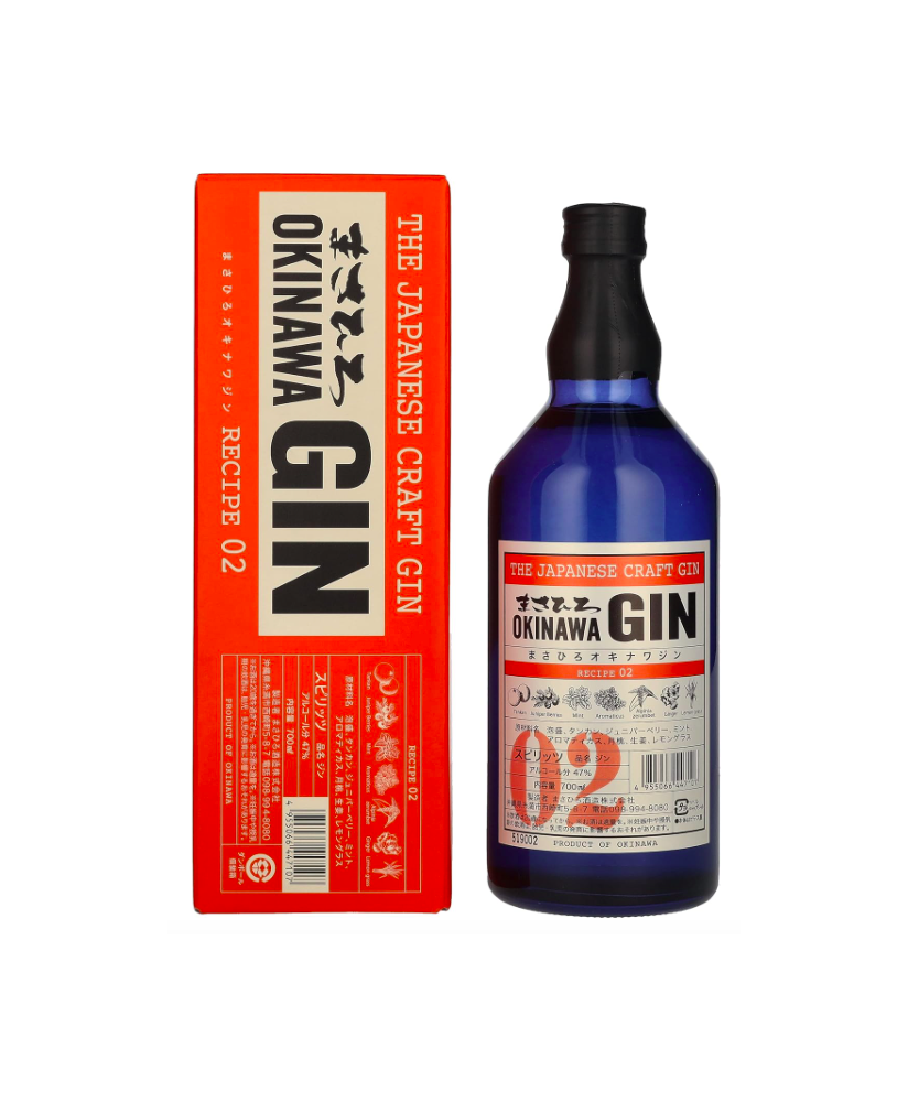 Masahiro Okinawa - Japanese Craft Gin - Recipe 02 - Astucciato - 70cl