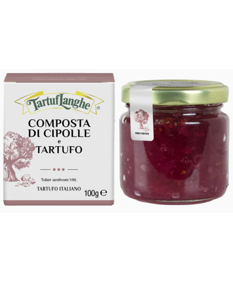 TartufLanghe - Onion and Truffle Compote - 100g. TartufLanghe - Onion and Truffle Compote - 100g.