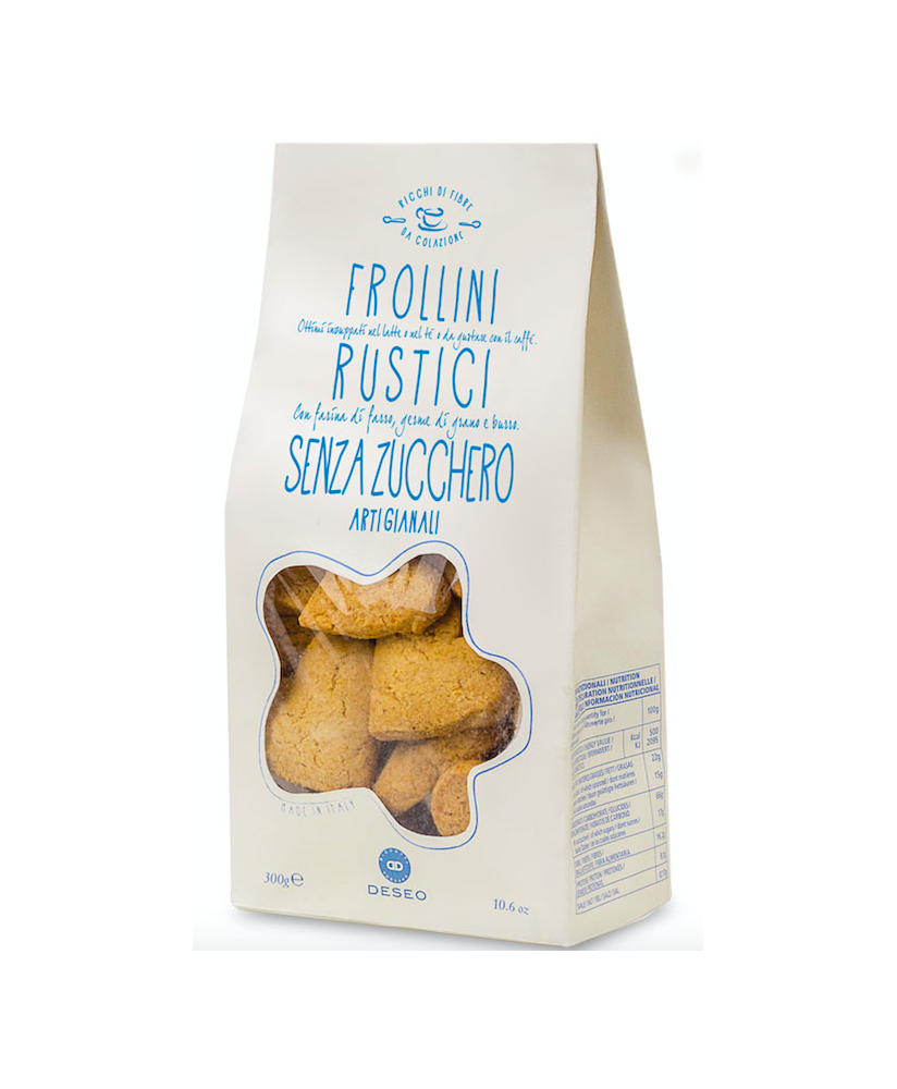 Deseo - Sugar Free Rustic Pure Butter Shortbreads - 300g