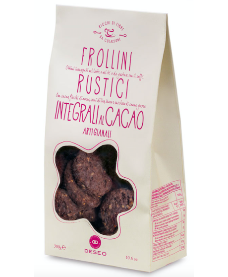 Deseo - Frollini Rustici integrali al Cacao - 300g