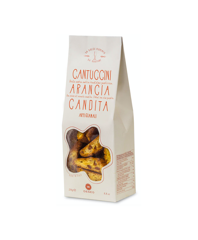 Deseo - Cantuccini all'Arancia Candita - 250g