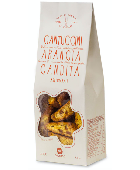 Deseo - Cantuccini all'Arancia Candita - 250g