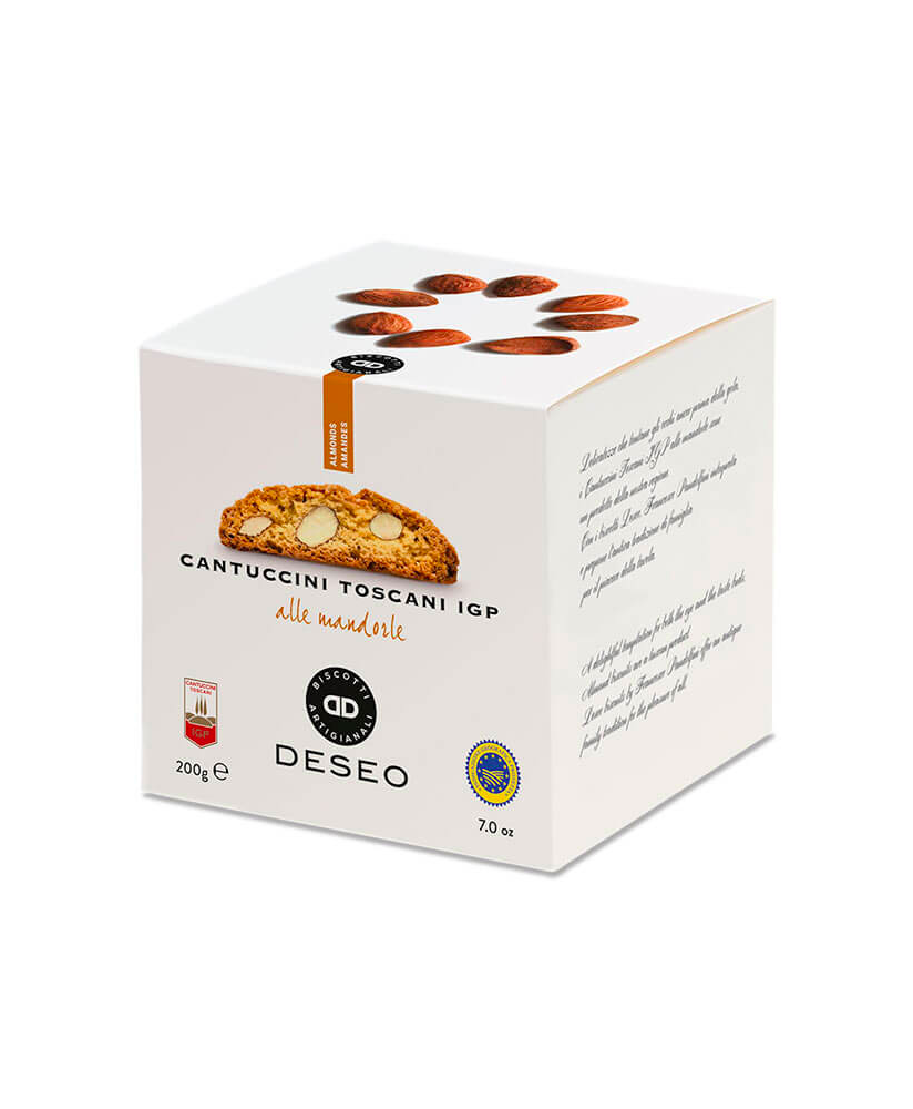 Deseo - Cantuccini Toscani IGP alle Mandorle - Scatola - 200g