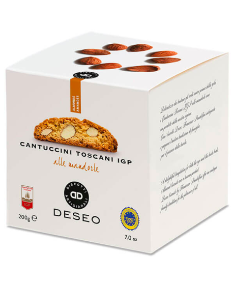 Deseo - Cantuccini Toscani IGP alle Mandorle - Scatola - 200g