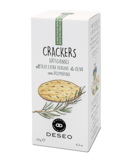 Deseo - Crackers all'olio evo con rosmarino - 120g