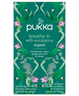 Pukka Herbs filtri Breathe in con eucalipto miglior prezzo online | corso101
