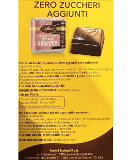 Vendita online cioccolatini Caffarel di Torino - Duri semplici di Cioccolato al latte. Shop on line cioccolato piemontese