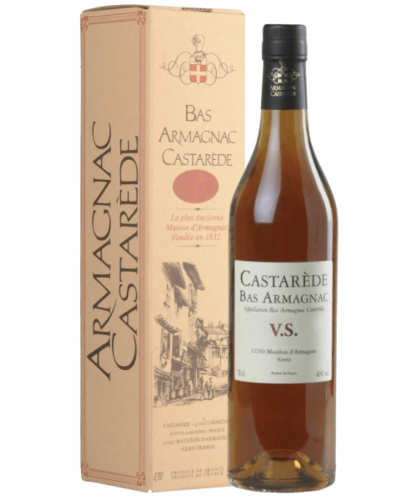 Vendita online Bas Armagnac Castarède VS. miglior prezzo on line Bas Armagnac francese di qualità.