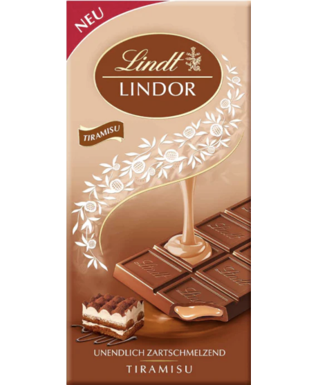 Lindt - Lindor Bar - Tiramisu' - 100g Lindt - Lindor Bar - Tiramisu' - 100g