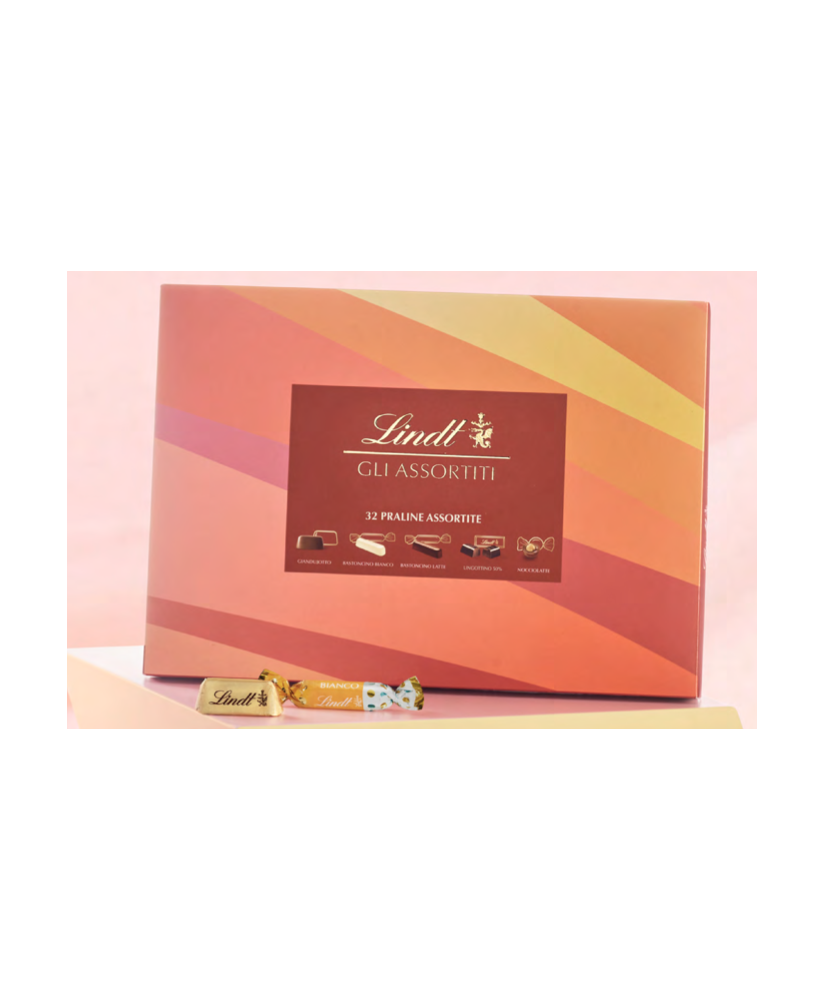 Vendita online scatole regalo di cioccolatini Lindt assortiti Lindt & Sprüngli. Shop on line confezioni Natalizie Lindt assortit