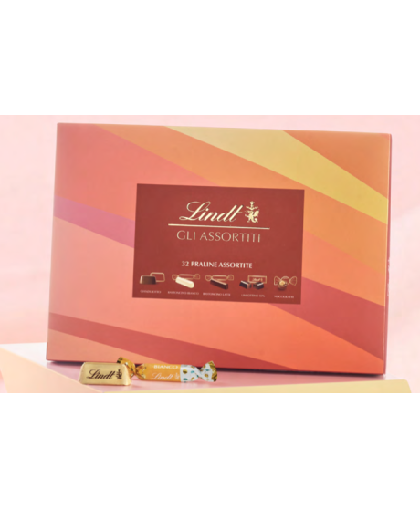 Vendita online scatole regalo di cioccolatini Lindt assortiti Lindt & Sprüngli. Shop on line confezioni Natalizie Lindt assortit
