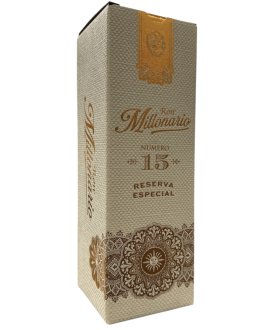 Vendita online Ron Millonario 15 anni Perù, miglior prezzo on-line Rum di qualità peruviano impagliato invecchiato metodo solera