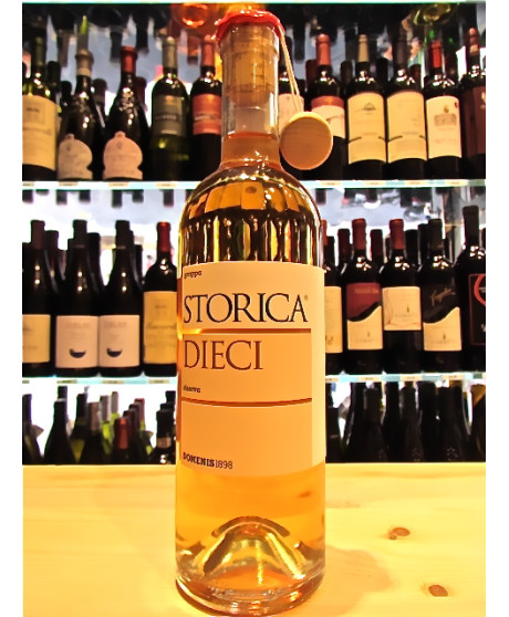 Vendita online grappa Domenis Storica 10 anni invecchiata 60 mesi in botti di frassino. Shop on line grappa Domenis Storica inve