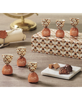 Lindt - Tesori Nascosti - Cioccolatini ripieni con Crema al Caramello Salato - Caramel