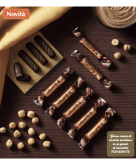 Lindt - Bastoncino di Cioccolato Fondente e nocciole