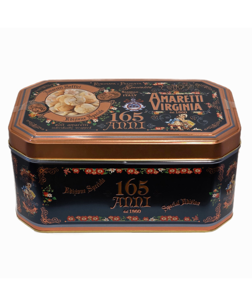 Amaretti Virginia Classici Metallo Ottagono 165 Anni vendita online prezzo dolci | corso101