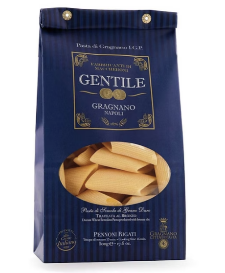 Pasta Gentile - Pennoni Rigati 500g - Gragnano Pasta Gentile - Pennoni Rigati 500g - Gragnano